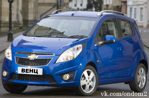 Chevrolet Spark (синий)