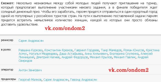 Описание фильма Что творят мужчины